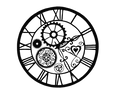 horloge industrielle